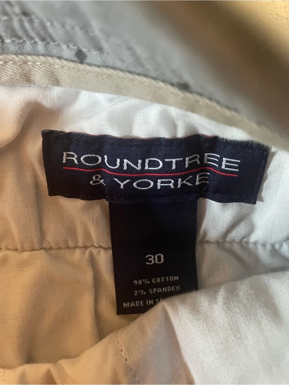 Grey Round Tree and Yorke 5 inch chino Mens Shorts